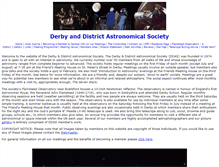 Tablet Screenshot of derbyastronomy.org